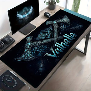 Runestone Valhalla Desk Mat - Stonrift atmospheric home decor