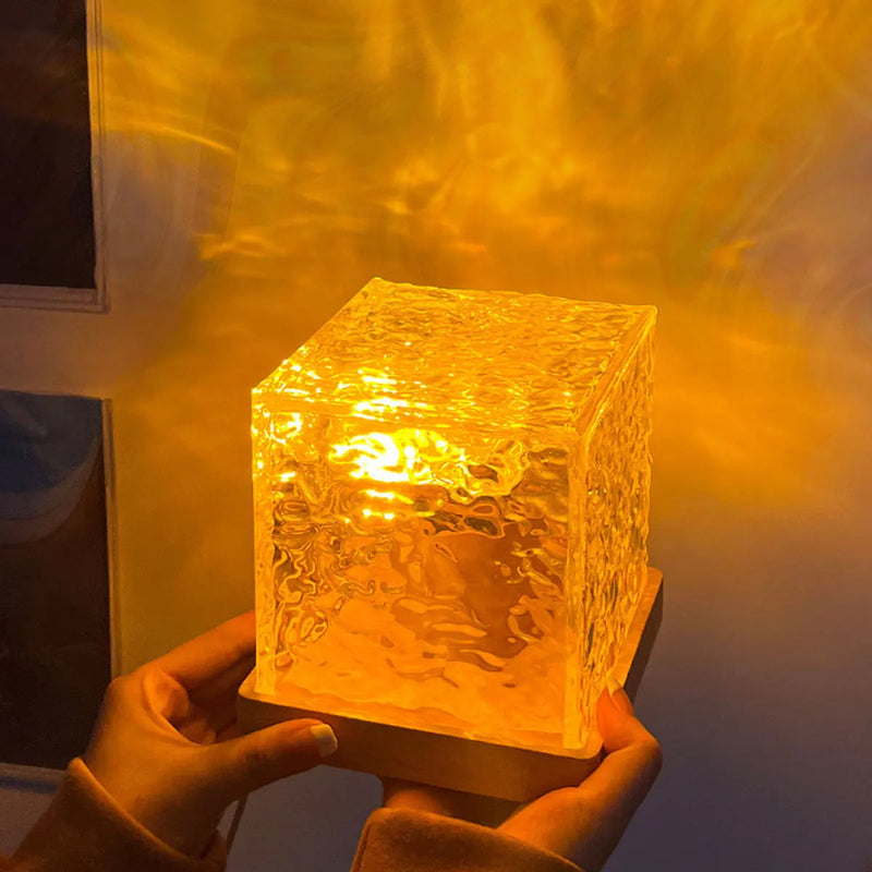 Aurora Ripple Night Projector - Stonrift atmospheric home decor