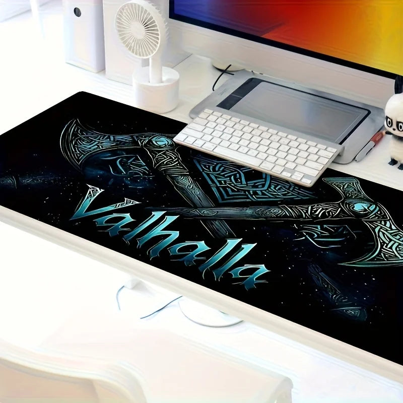 Runestone Valhalla Desk Mat - Stonrift atmospheric home decor