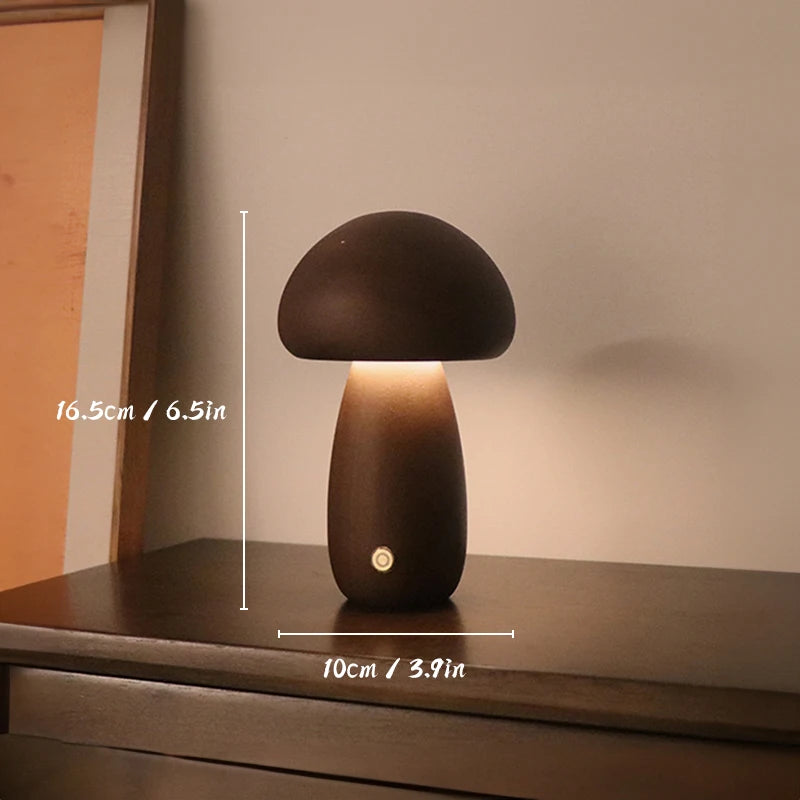 Woodland Mushroom Night Light - Stonrift atmospheric home decor