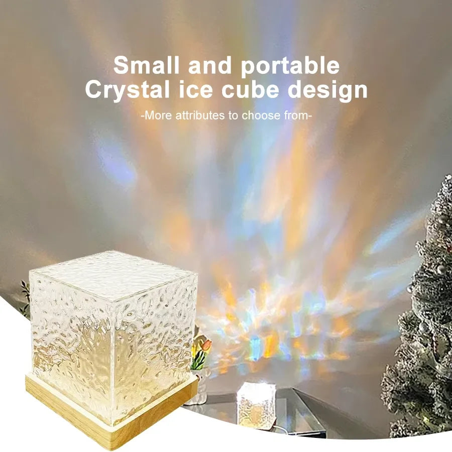 Aurora Ripple Night Projector - Stonrift atmospheric home decor