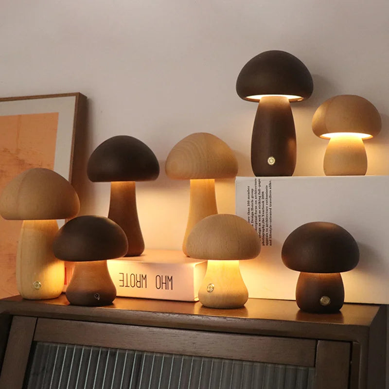 Woodland Mushroom Night Light - Stonrift atmospheric home decor