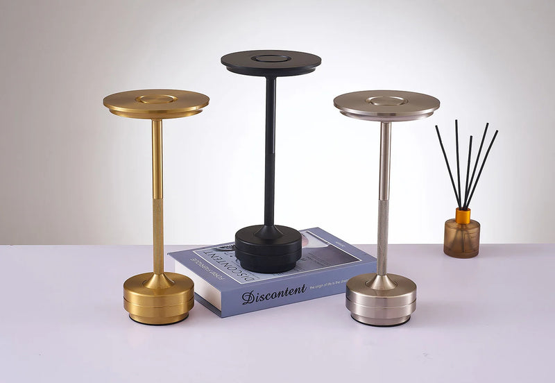 EmberHalo Cordless Table Lamp - Stonrift atmospheric home decor