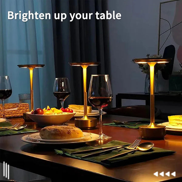 EmberHalo Cordless Table Lamp - Stonrift atmospheric home decor