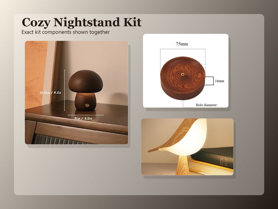 Cozy Nightstand Kit exact kit components